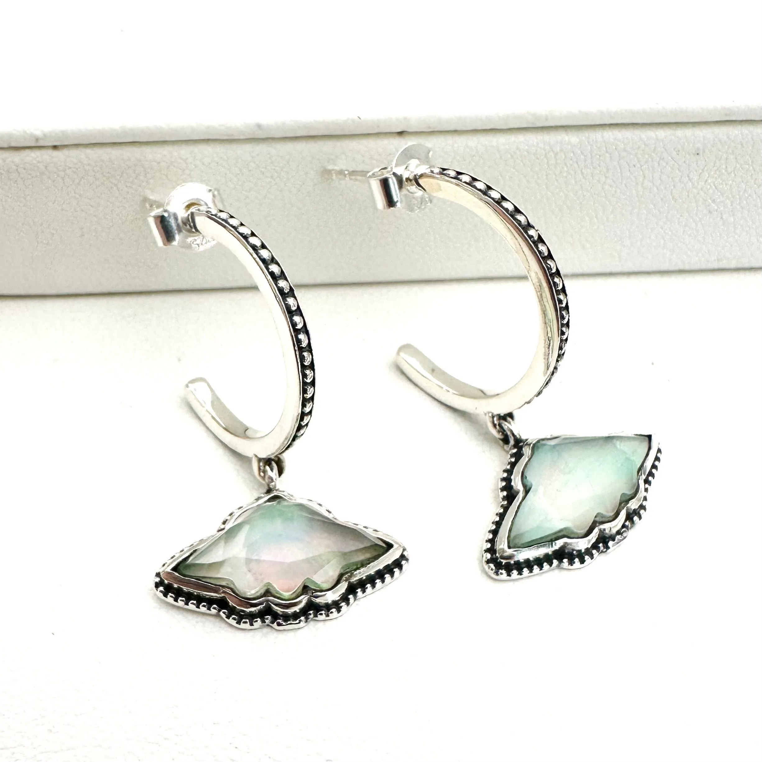 UFO Dangle Hoops