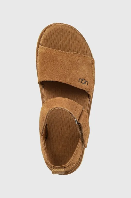 UGG suede sandals Goldenstar women's brown color 1136783