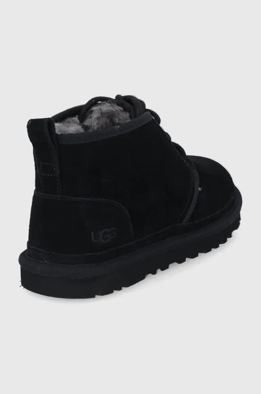 UGG suede shoes men's black color