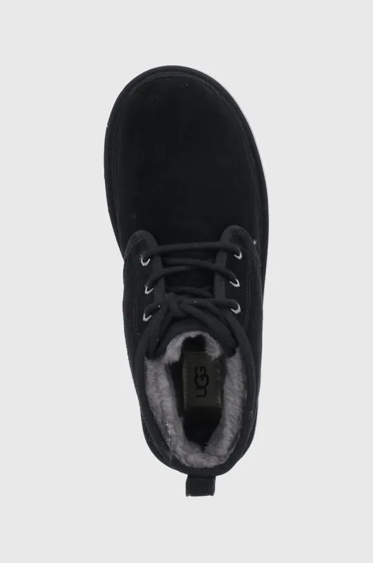 UGG suede shoes men's black color