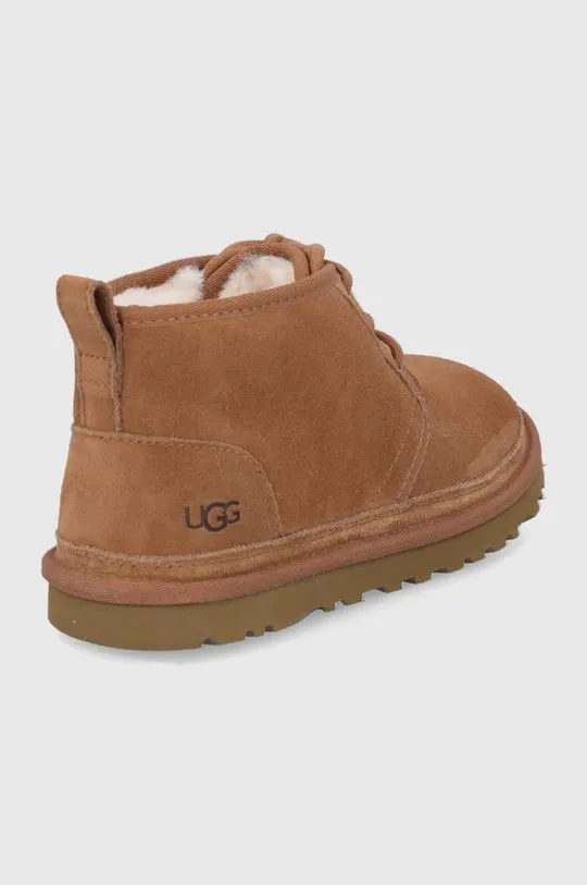 UGG suede shoes men's brown color