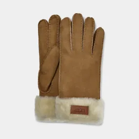 UGG Turn Cuff Glove in Chestnut 17369