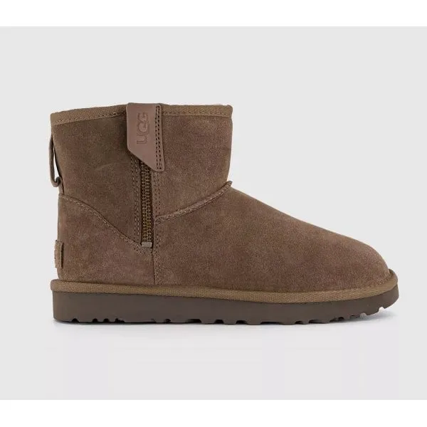 UGG Womens Classic Mini Bailey Zip Boot