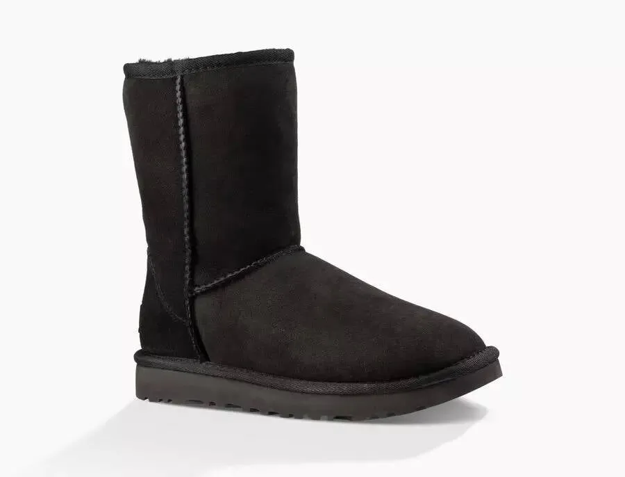 UGG Womens Classic Short II Black