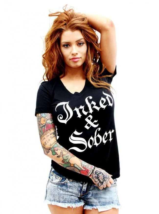 Women's Inked & Sober Tee