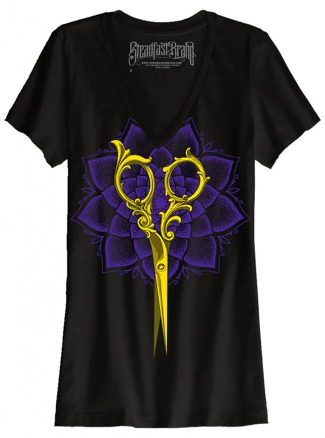 Women's Ornamental Shears with Mandala Tee