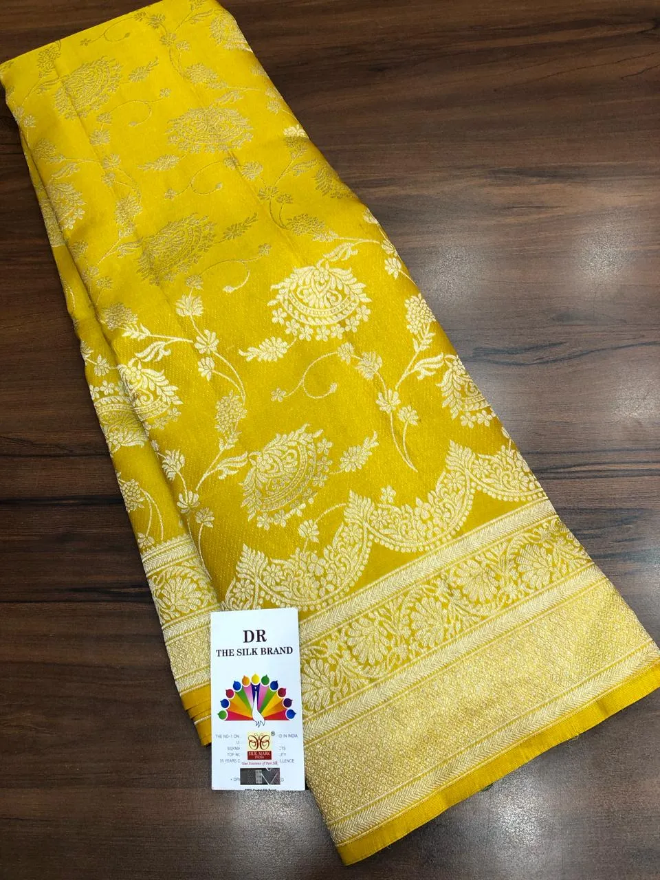 YELLOW AND FIROZI BLUE SHADE BRIDAL SPECIAL PRESENTING A PURE KANCHI HANDLOOM PATTU SILK SAREES WITH BROCADE ZARI WEAVINGS-PRIYA